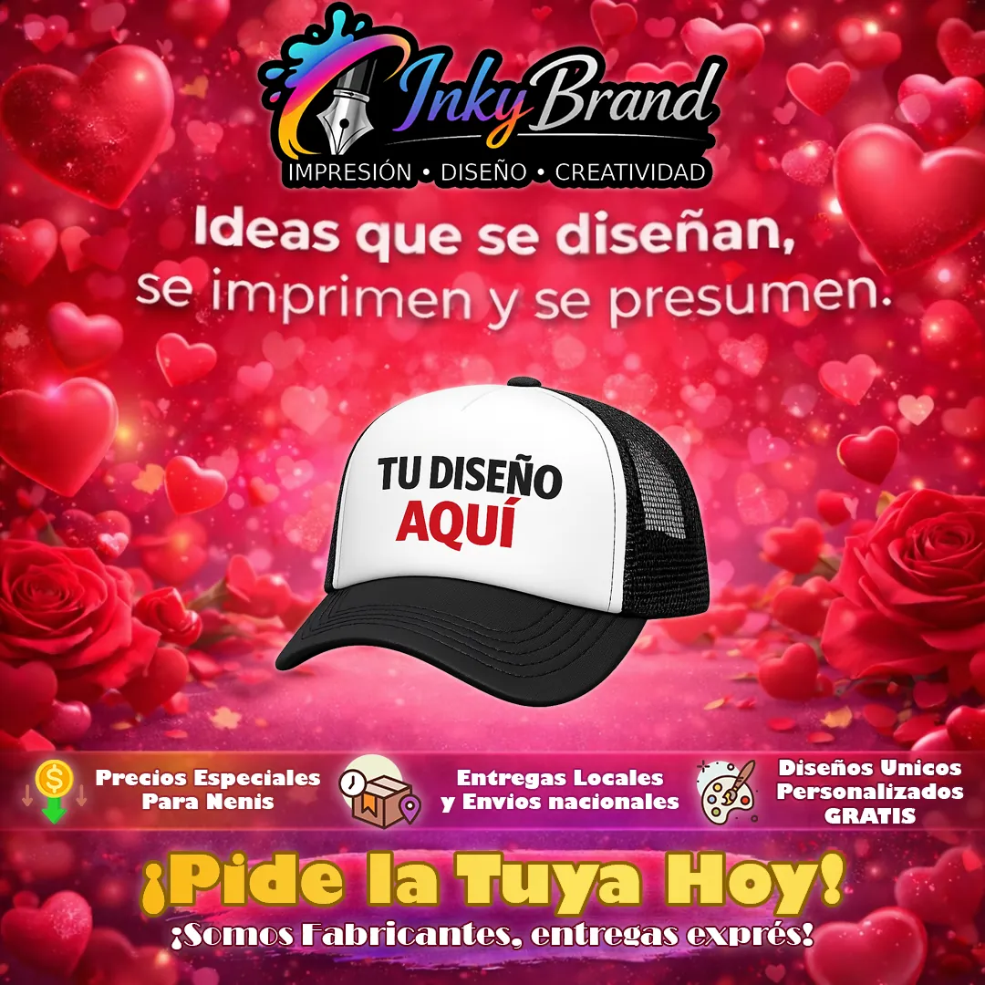 Gorra personalizada InkyBrand