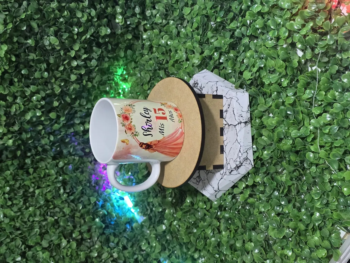 Taza personalizada trabajo real InkyBrand